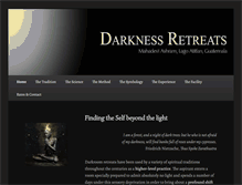 Tablet Screenshot of dark-retreats.com